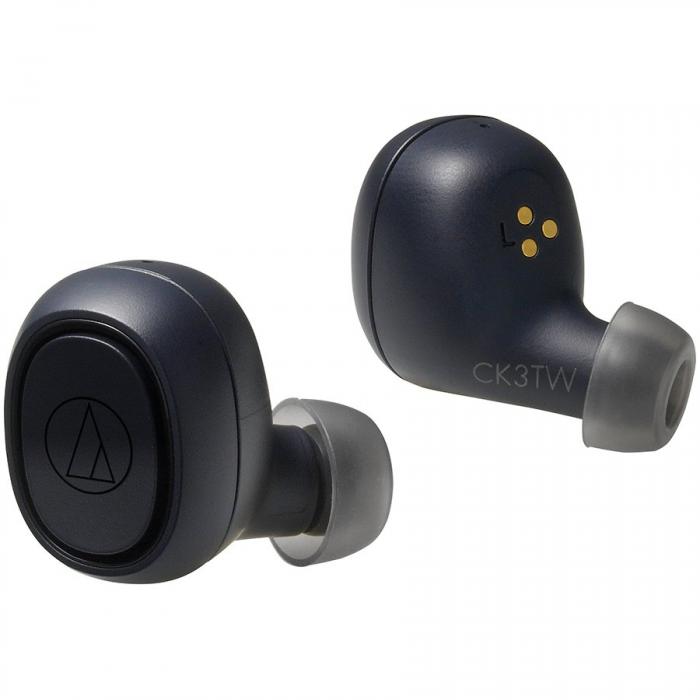 Беспроводные наушники AUDIO-TECHNICA ATH-CK3TW, чёрный (ATH-CK3TW)
