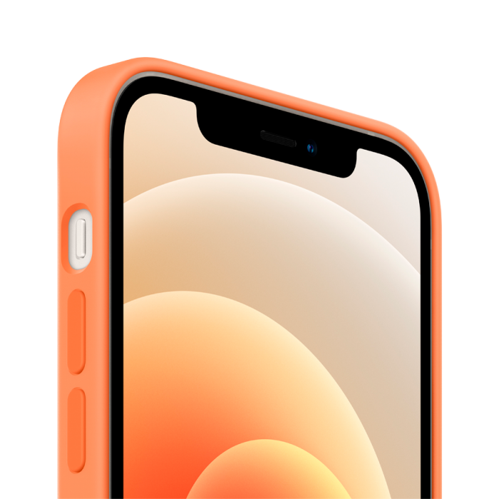 Чехол Apple MagSafe для iPhone 12/12 Pro, cиликон, кумкват (MHKY3)