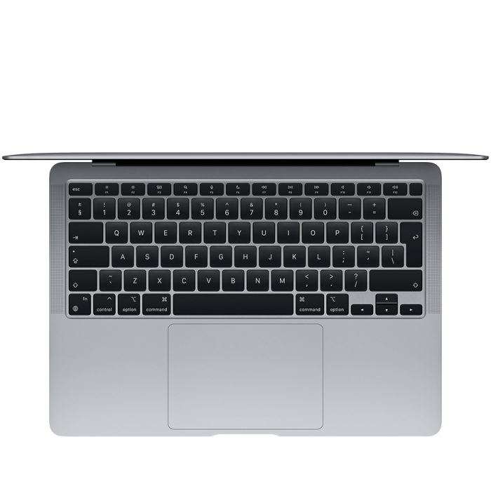 Apple MacBook Air (M1 8-core CPU and 7-core GPU, 2020) 16 ГБ, 256 ГБ SSD, серый космос (Z1240004P)