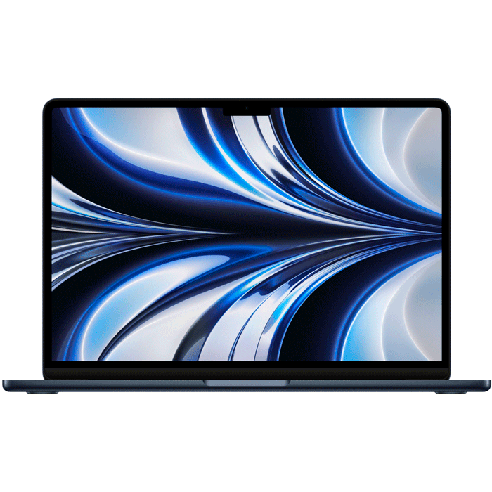 Apple MacBook Air 13 M2 (8‑core CPU, 10‑core GPU), 8 ГБ, 512 ГБ SSD, темная ночь (MLY43)